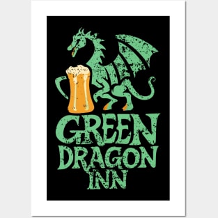 Green Dragon Inn - Typography - Fantasy Posters and Art